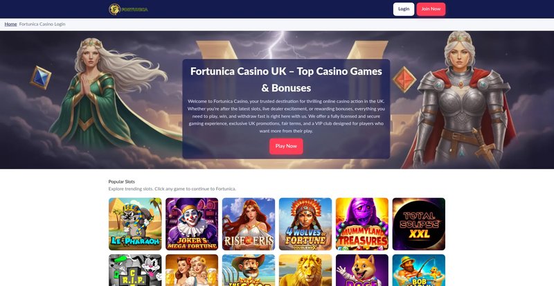 Fortunica, fortunica casino login